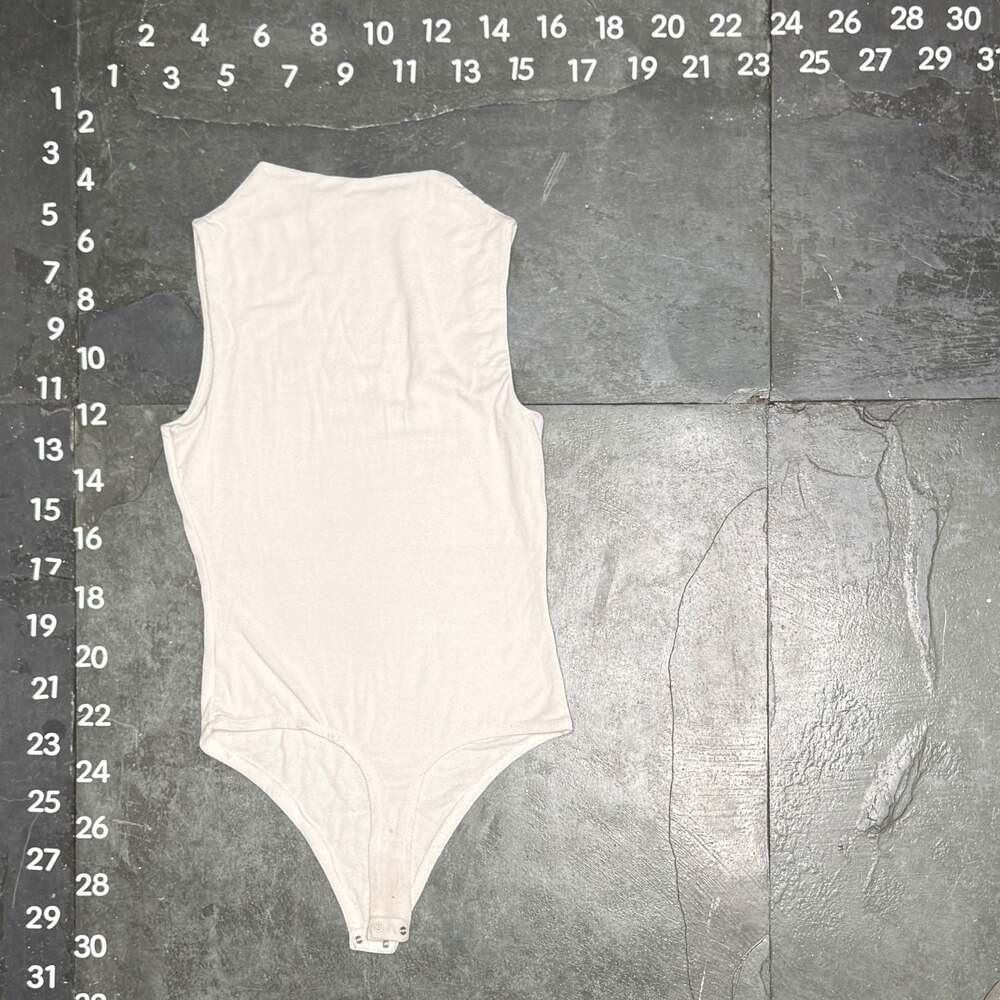 Live in the Moment Sleeveless White Bodysuit - Picture 2 of 3